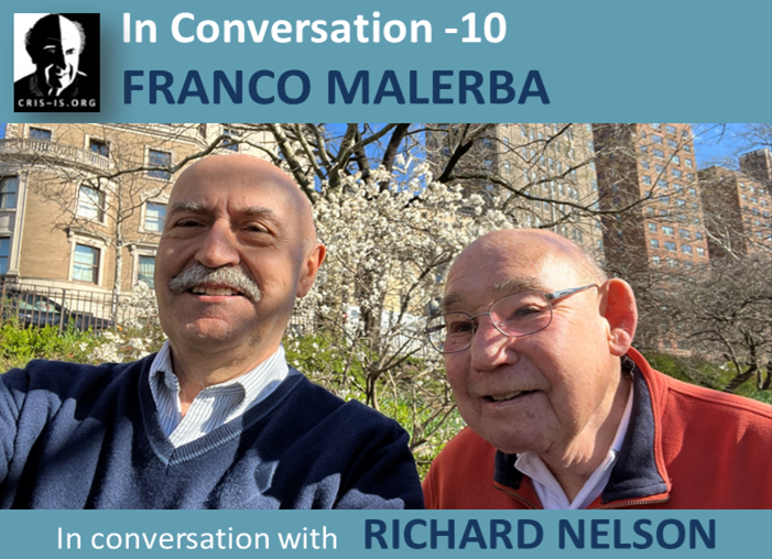 Participation of Yannis Caloghirou as Discussant in the 10th event of “IN CONVERSATION” series: FRANCO MALERBA with RICHARD NELSON, 11 October 2022